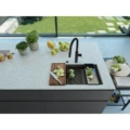 Zlewozmywak Franke Kanon KNG 160-46-21 Fragranite Łupkowy szary/Czarny odpływ 125.0737.899 - obrazek 3