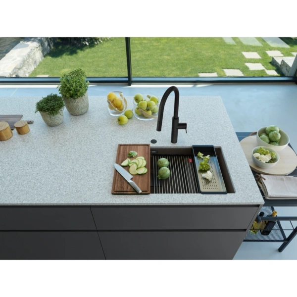 Zlewozmywak Franke Kanon KNG 160-46-21 Fragranite Łupkowy szary/Czarny odpływ 125.0737.899 - Ekspert-AGD.com 3