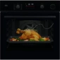 Piekarnik parowy do zabudowy AEG NBR6P531SB SenseCook SteamCrisp Czarny