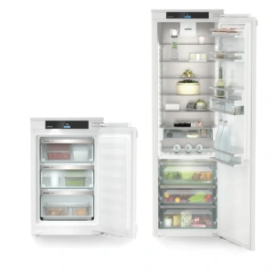 Zestaw do zabudowy Liebherr składający się z Chłodziarki IRBci 5150 Prime BioFresh oraz Zamrażarki IFNbi 3553 Prime NoFrost