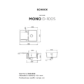 Zlewozmywak SCHOCK MONO D-100S Berry CRISTADUR Zlewozmywak SCHOCK MONO D-100S Berry CRISTADUR - obrazek 2