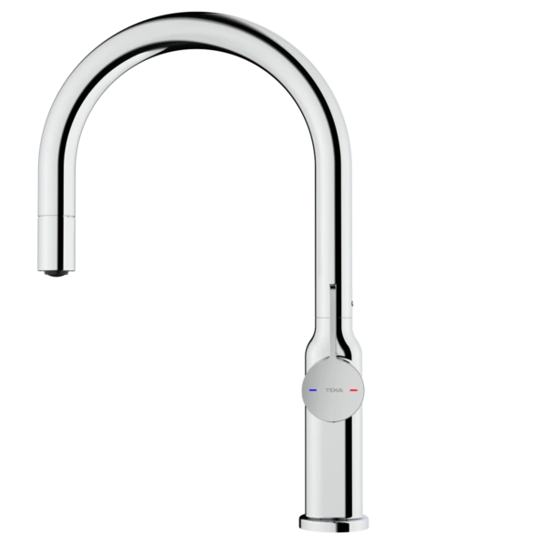 Bateria kuchenna Teka OVAL 9381 Chrom z wyciąganą wylewką 116020011 - Ekspert-AGD.com 4