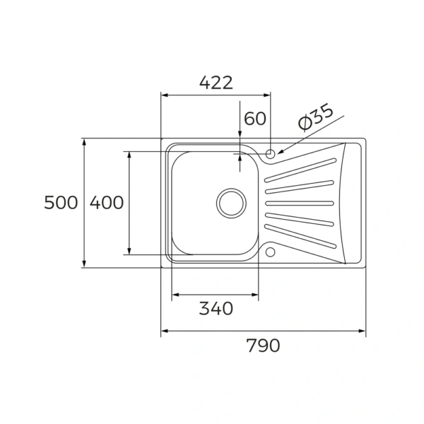 Zlewozmywak Teka STARBRIGHT 45 E-XM 1B 1D Stal szlachetna 115120036 - Ekspert-AGD.com 7