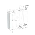 Chłodziarka do zabudowy Gorenje RI517E62WF G600 177,2 cm - Schemat zabudowy