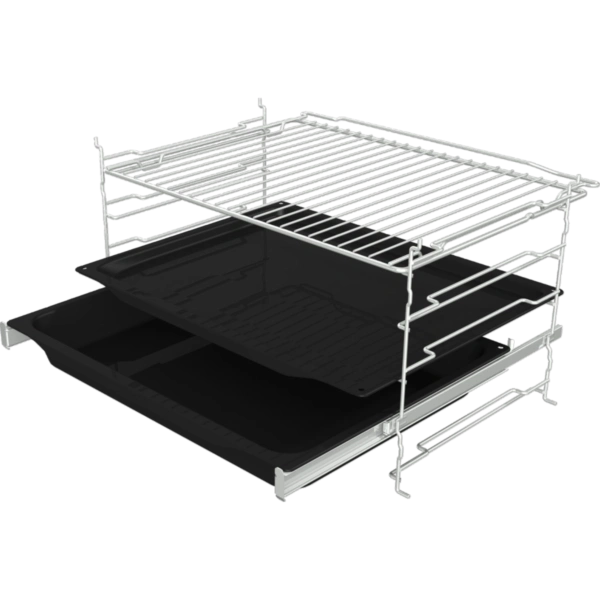 Piekarnik do zabudowy Gorenje BPS6737E06PWG Biały - Prowadnice i blachy