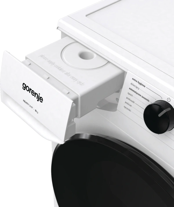 Suszarka Gorenje DHNA82/PL 8 kg, wolnostojąca, z pompą ciepła 8 Suszarka Gorenje DHNA82/PL 8 kg, wolnostojąca, z pompą ciepła - Ekspert-AGD.com 8