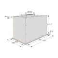 Okap ASKO CC4525SEU 52 cm Stal nierdzewna, zintegrowany - obrazek 7