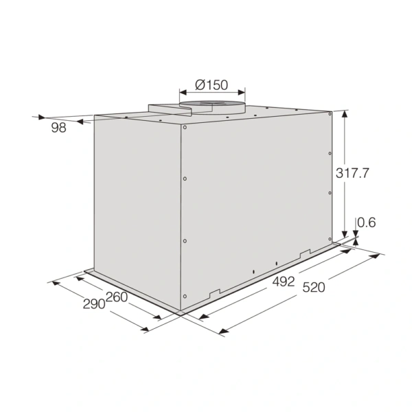 Okap ASKO CC4525SEU 52 cm Stal nierdzewna, zintegrowany - Ekspert-AGD.com 7