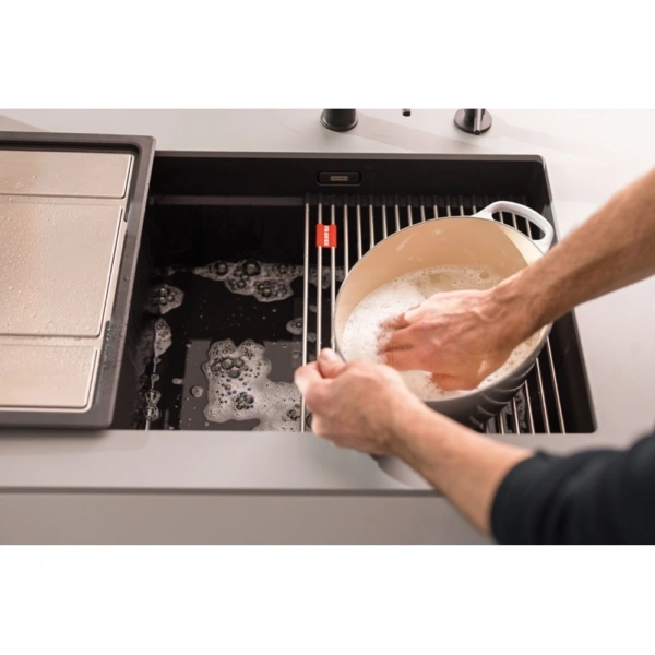 Zlewozmywak Franke Kanon KNG PRO 110-52 Czarny mat/Czarny odpływ + Bateria Active L Twist Czarny mat 125.0749.686 - Ekspert-AGD.com 5