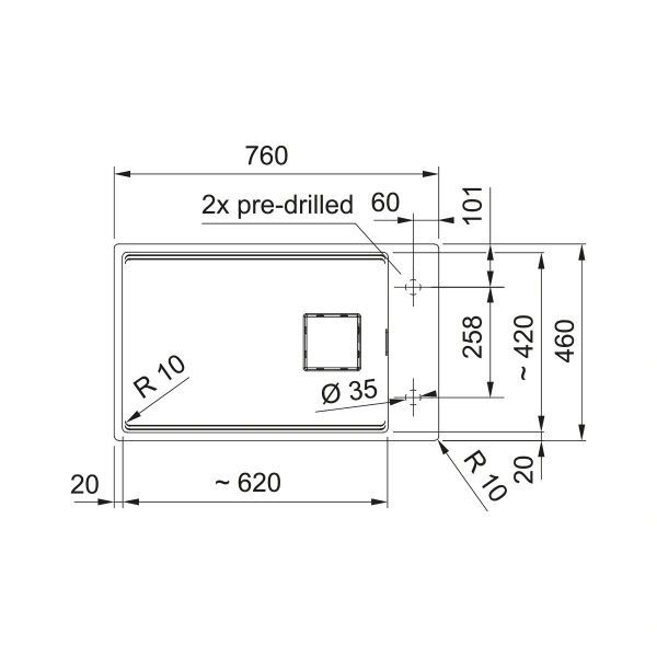 Zlewozmywak Franke Kanon KNG PRO 110-62 Orzechowy Fragranite 125.0749.666 3 Zlewozmywak Franke Kanon KNG PRO 110-62 Orzechowy Fragranite 125.0749.666 - Ekspert-AGD.com 3