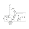 Zlewozmywak Franke Kanon KNG PRO 160-46-21 Czarny mat/Czarny odpływ + Bateria Active L Twist Czarny mat 125.0749.687 Zlewozmywak Franke Kanon KNG PRO 160-46-21 Czarny mat/Czarny odpływ + Bateria Active L Twist Czarny mat 125.0749.687 - obrazek 8
