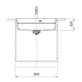 Zlewozmywak Franke Kanon KNG PRO 610-73 FTL Onyx Fragranite 114.0749.640 - obrazek 4