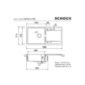 Zlewozmywak SCHOCK MONO D-100L Berry CRISTADUR Zlewozmywak SCHOCK MONO D-100L Berry CRISTADUR - obrazek 2