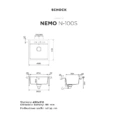 Zlewozmywak SCHOCK NEMO N-100S Vanilla CRISTALITE Zlewozmywak SCHOCK NEMO N-100S Vanilla CRISTALITE - obrazek 2