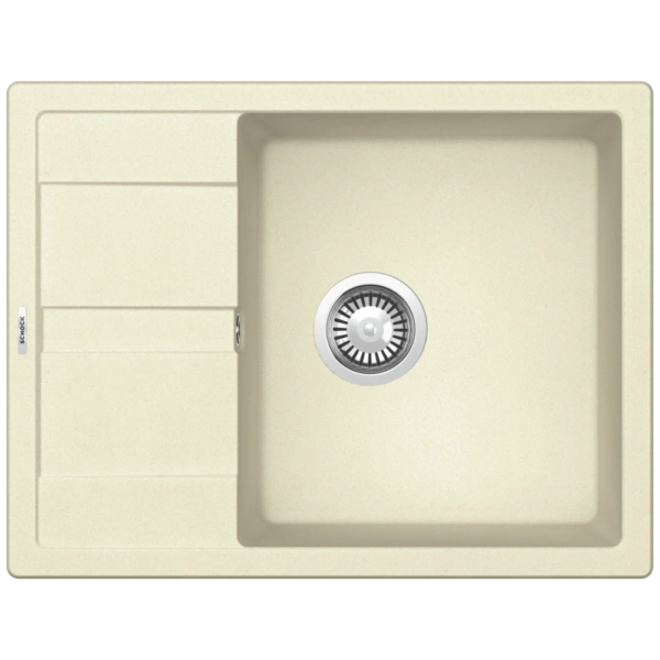 Zlewozmywak SCHOCK RONDA D-100L Vanilla CRISTALITE®