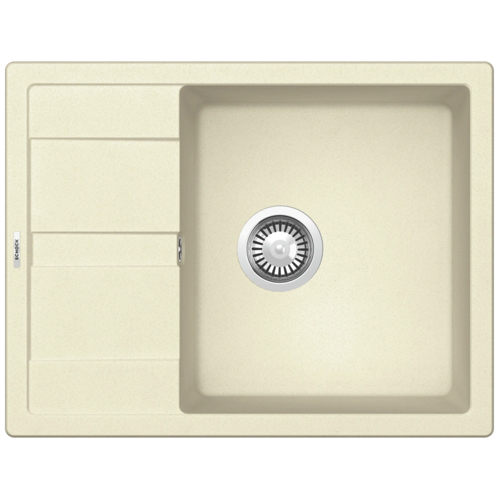 Zlewozmywak SCHOCK RONDA D-100L Vanilla CRISTALITE®