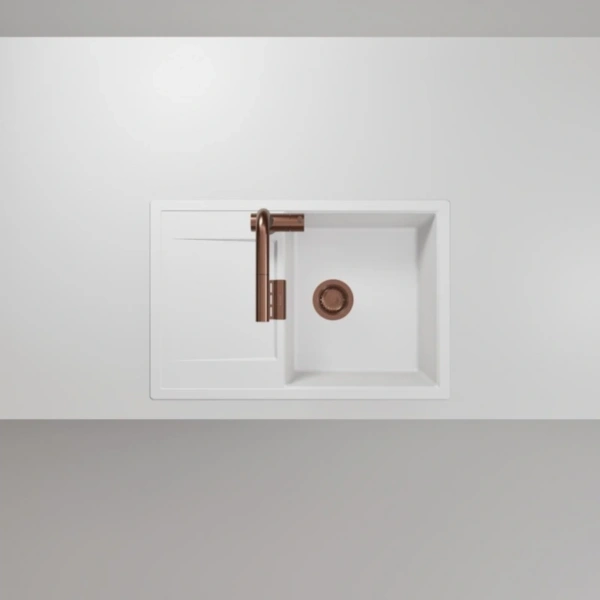 Bateria kuchenna SCHOCK LAIOS 517.120 COB Copper Brushed z wyciąganą wylewką - Ekspert-AGD.com 3