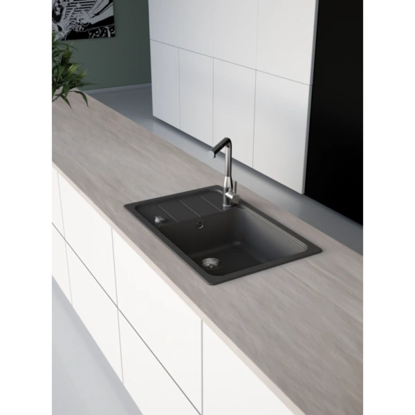 Zlewozmywak SCHOCK FORMHAUS D-100LS Asphalt CRISTALITE - Ekspert-AGD.com 3