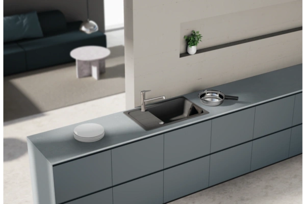 Zlewozmywak SCHOCK FORMHAUS D-100LS Asphalt CRISTALITE - Ekspert-AGD.com 4