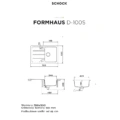 Zlewozmywak SCHOCK FORMHAUS D-100S Vanilla CRISTALITE - obrazek 2