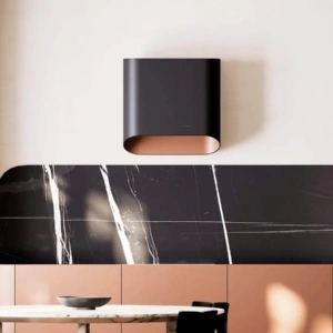 Okap Ciarko Design Simple Black/Rose Gold, przyścienny CDP6002B/C - Ekspert-AGD.com