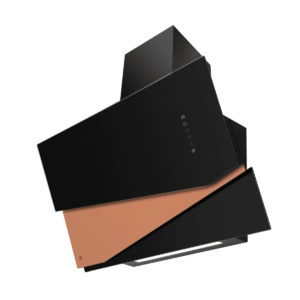 Okap Ciarko Design Trio Black/Rose Gold, przyścienny CDP9001CZ - Ekspert-AGD.com