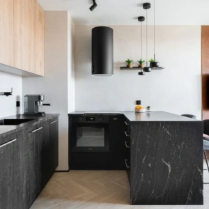 Okap Ciarko Design Tubus Black, przyścienny CDP3801C - Ekspert-AGD.com