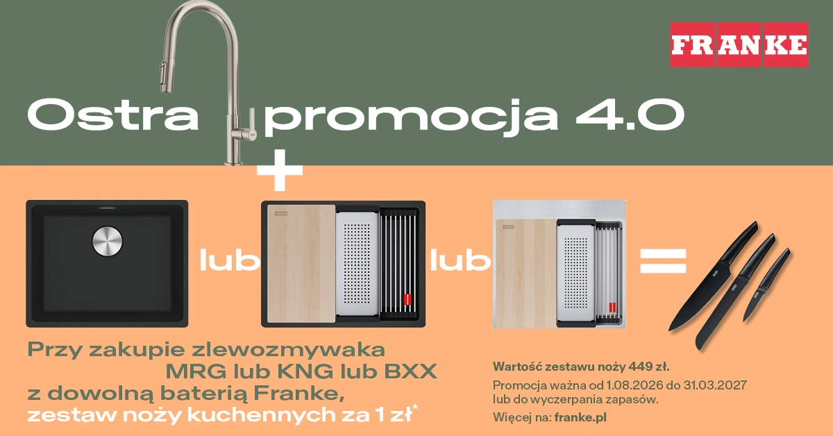 Ostra promocja Franke 4.0
