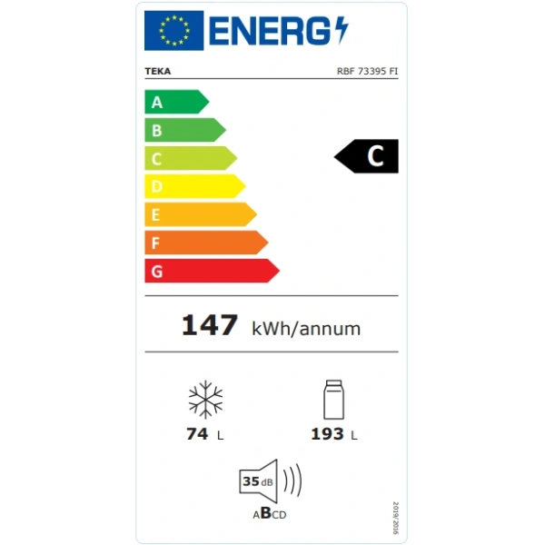 Chłodziarko-zamrażarka Teka RBF 73395 FI EU Total NoFrost 113560030 10 Chłodziarko-zamrażarka Teka RBF 73395 FI EU Total NoFrost 113560030 - Ekspert-AGD.com 10