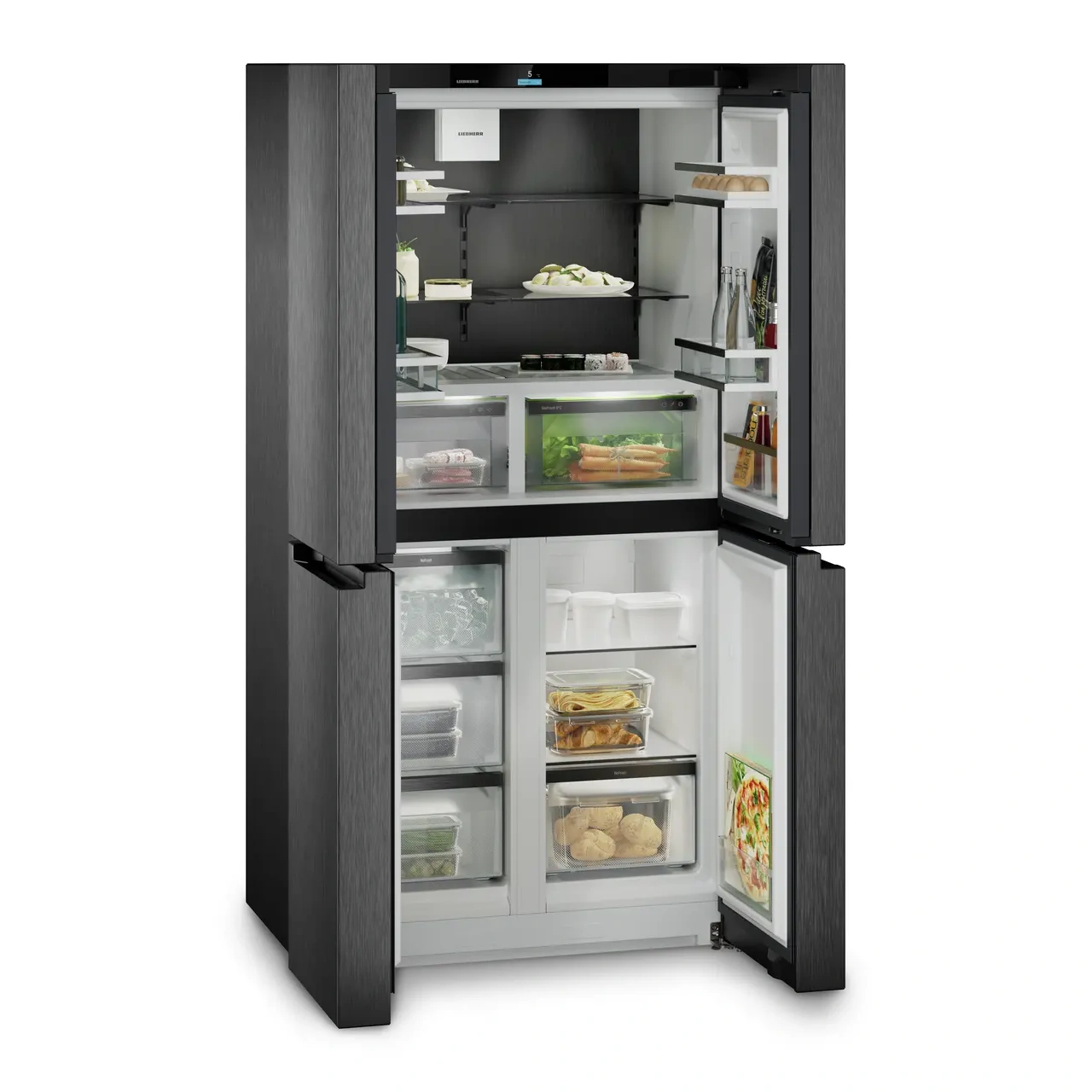 Chłodziarko-zamrażarka Liebherr MBbsdi 9024 Plus BioFresh NoFrost French Door z kostkarką, wolnostojąca - Ekspert-AGD.com 10
