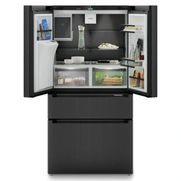 Chłodziarko-zamrażarka wolnostojąca Liebherr MBbsdi 9528 Plus BioFresh NoFrost French Door z kostkarką 180,5 cm