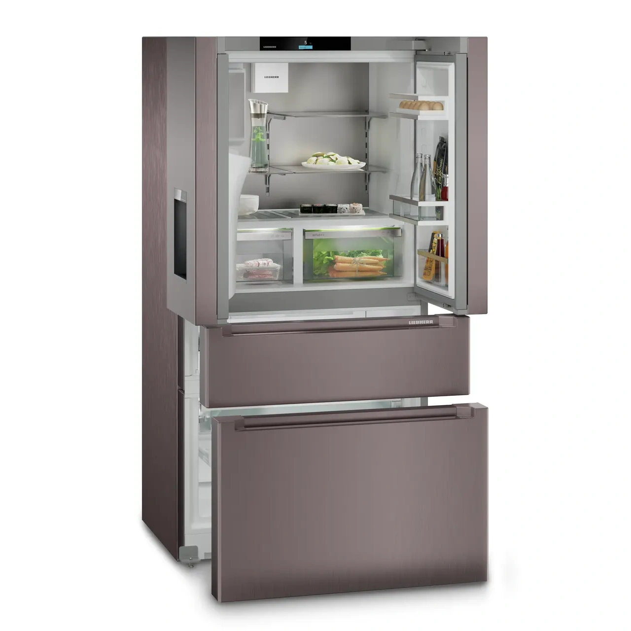 Chłodziarko-zamrażarka Liebherr MBtsdi 9528 Plus BioFresh NoFrost French Door z kostkarką, wolnostojąca - Ekspert-AGD.com 10