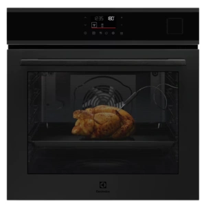 Piekarnik parowy do zabudowy Electrolux EOP7X87E SenseCook SteamCrisp Czarny matowy 600