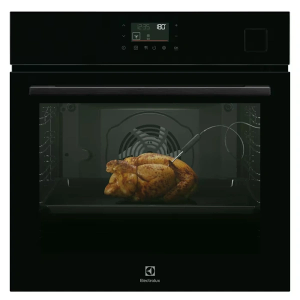 Piekarnik parowy do zabudowy Electrolux KOP7S37Z SenseCook SteamCrisp Czarny 600